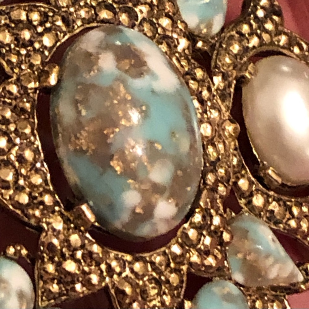 1960's Large Vintage Sarah Coventry Brooch Pendant - Picture 2 of 9